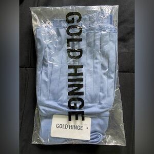 HINGE Dusty Blue Pleated Tennis Skirt